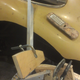A jig built to measure out rays from the wheelwell buck at five degree intervals for the fenders.